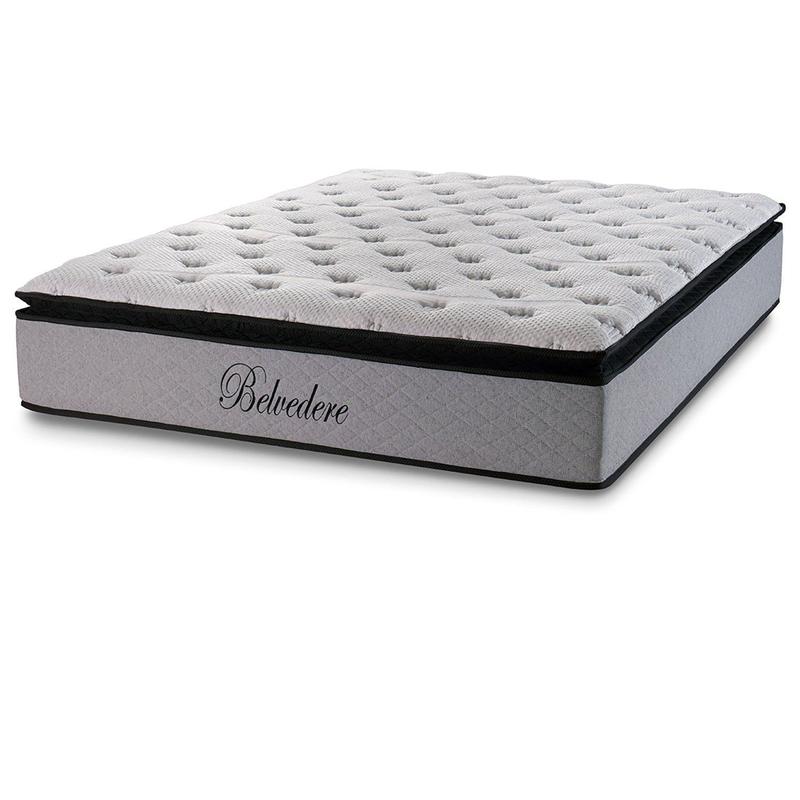 Belle Queen　ベルクイーン　エクソピール ベルブラン Colchão Queen Molas Ensacadas Belvedere Top 158x198x35 - Hellen